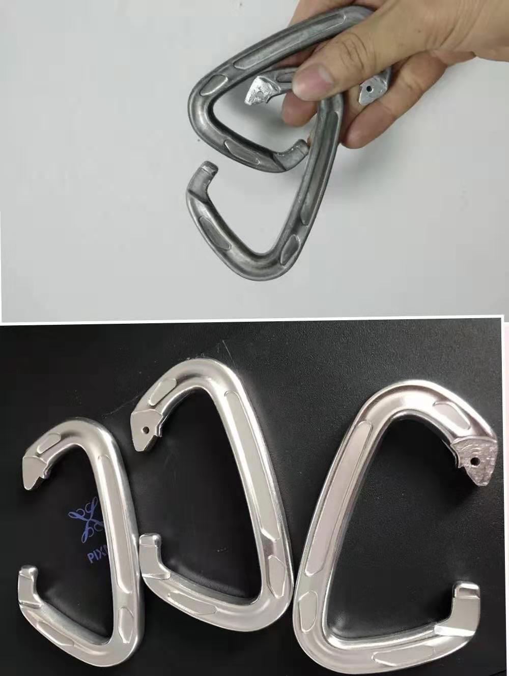 鋁壓鑄件拋光后前后對(duì)比圖