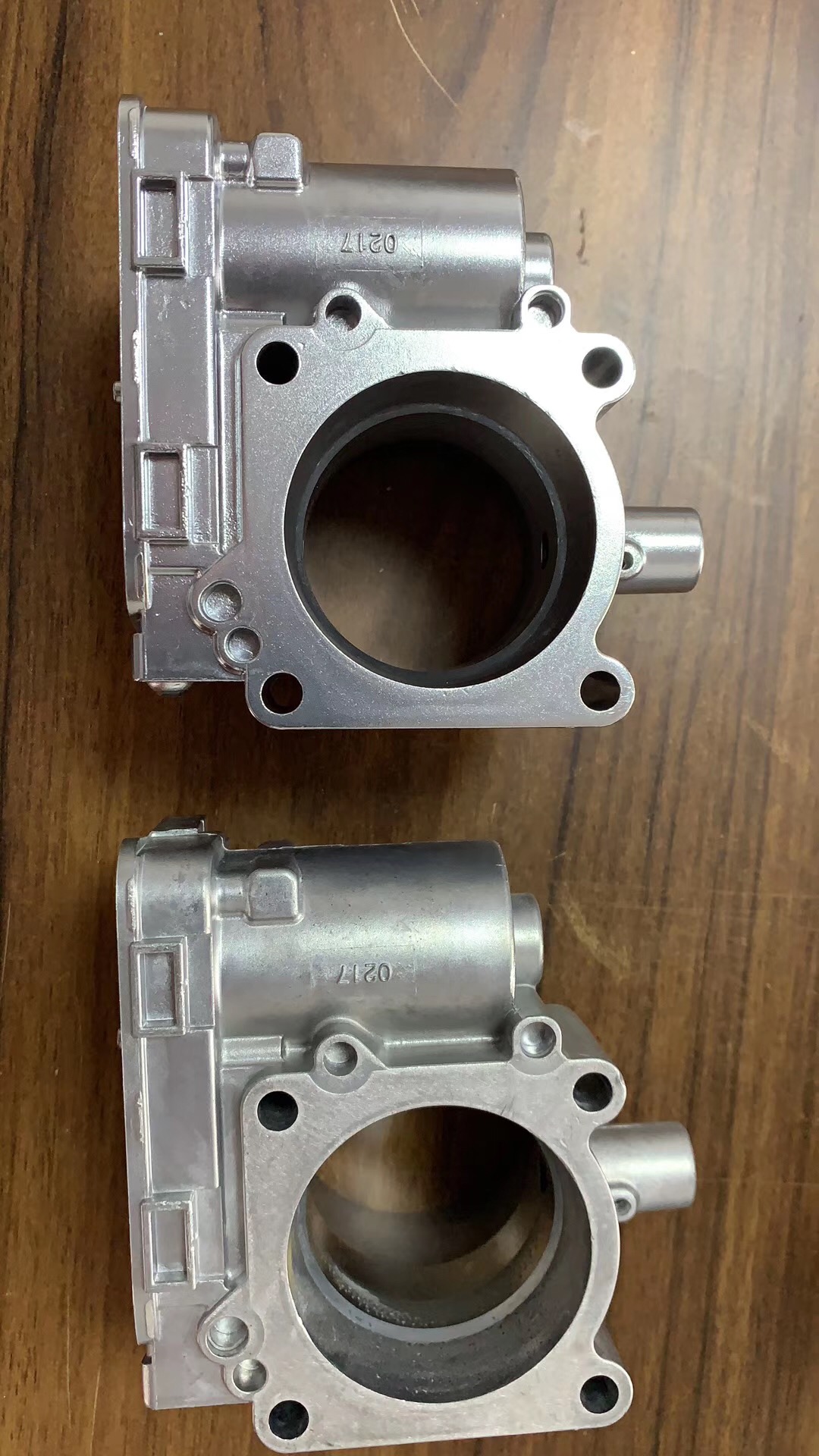 汽車配件電子節氣門閥體拋光效果圖